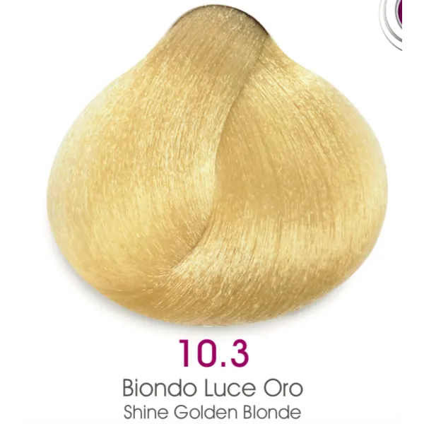 TMT Milano Art Collection Crema Colorante Luminacolor 10.3 Rubio Muy Claro Dorado 100ml - 1